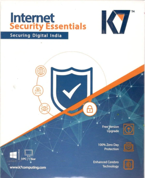 K7 Internet Security Essential - 1 User, 1 Year (Email Delivery in 2 Hours - No CD)